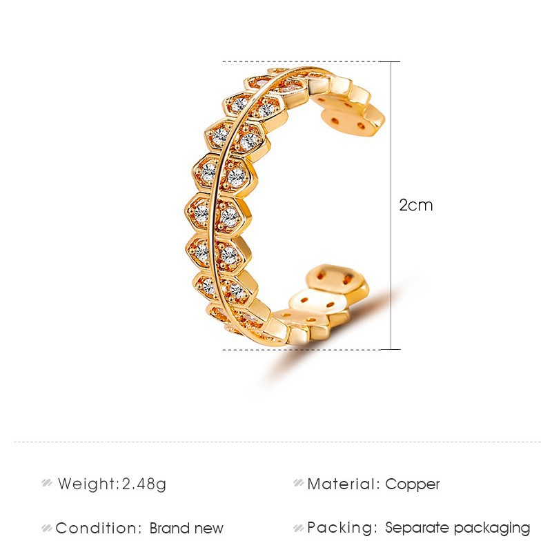 Nhẫn Hợp Kim Hình Rắn Đính Đá Độc Đáo