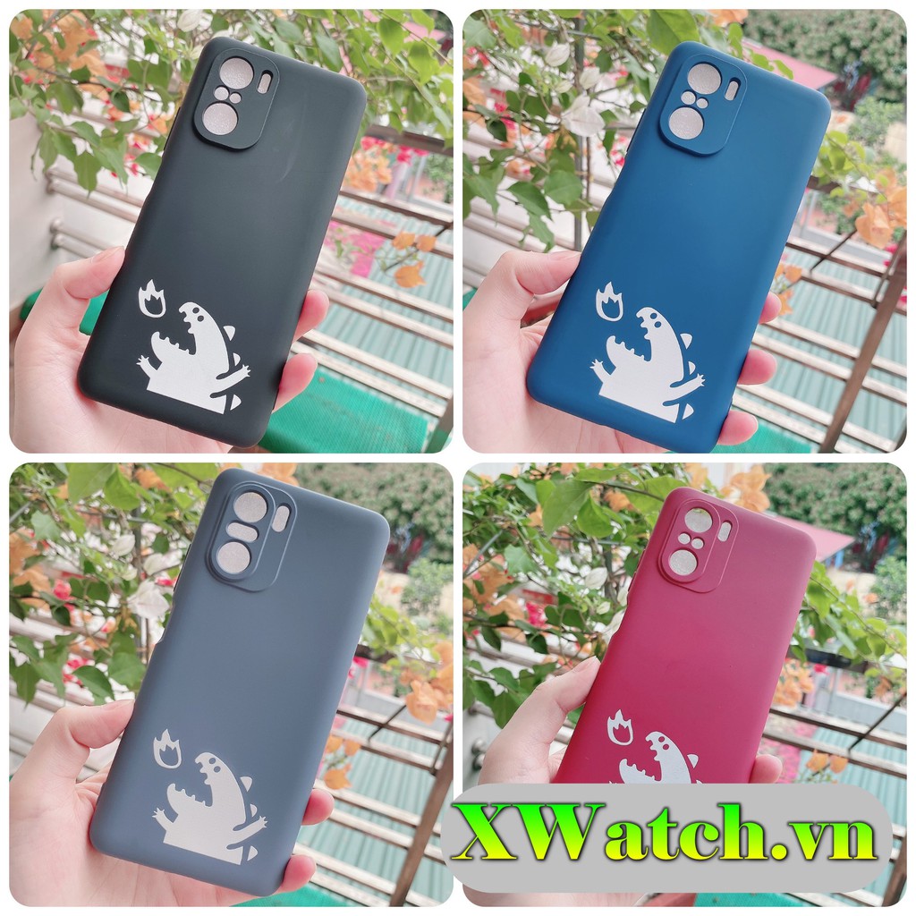 Ốp chống bẩn cao cấp logo khủng long cho Xiaomi  K40/K40 pro / F3 Redmi K30 / K30 pro / k30 ultra / K20 / k20 pro