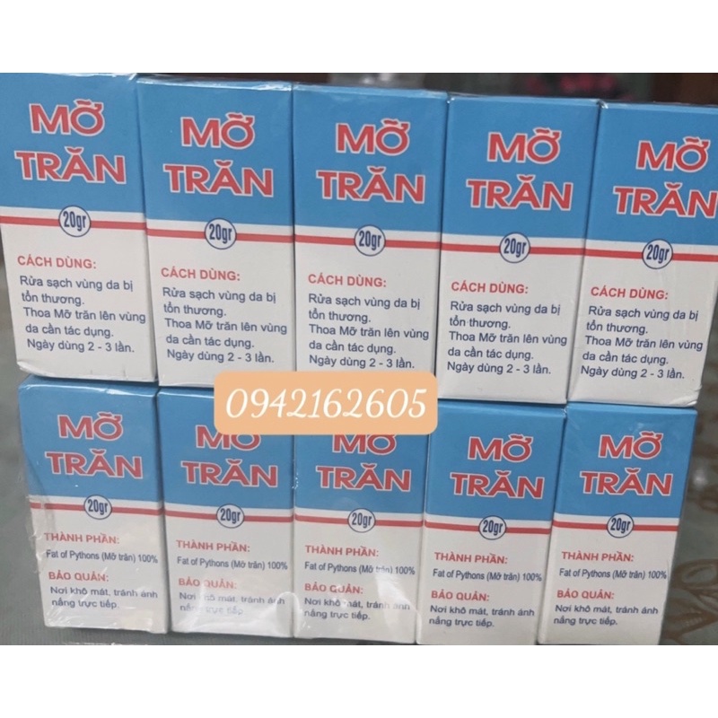 Mỡ trăn trại rắn Đồng Tâm 20gr