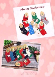 Tất noel cho bé set 10 đôi
