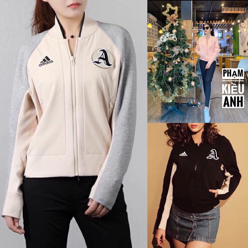 BÁn sỉ áo bomber phối màu cho nữ chữ a