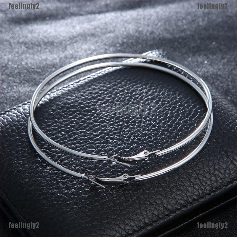 Khuyên Tai Hình Tròn Lớn Độc Đáo Thời Trang