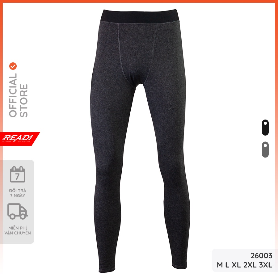 Quần legging thể thao giữ nhiệt nam Readi ôm body tập gym bóng rổ đánh bóng banh mùa lạnh thu đông - 26003