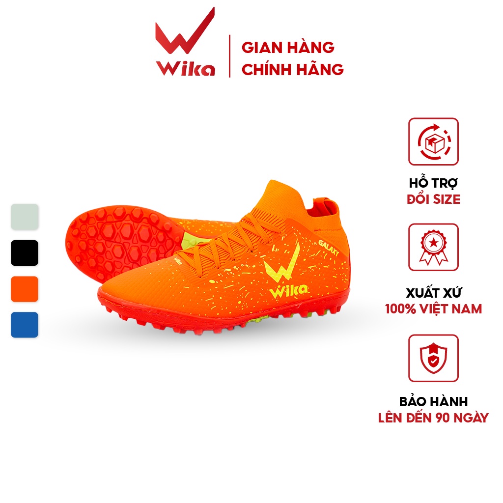 Giày Bóng Đá Nam WIKA Galaxy Thiết Kế Bề Mặt Vân Nổi Giúp Cảm Nhận Bóng Tốt, Đế Đinh Tròn Chống Trơn Trượt 2019 PU-2 ⚽
