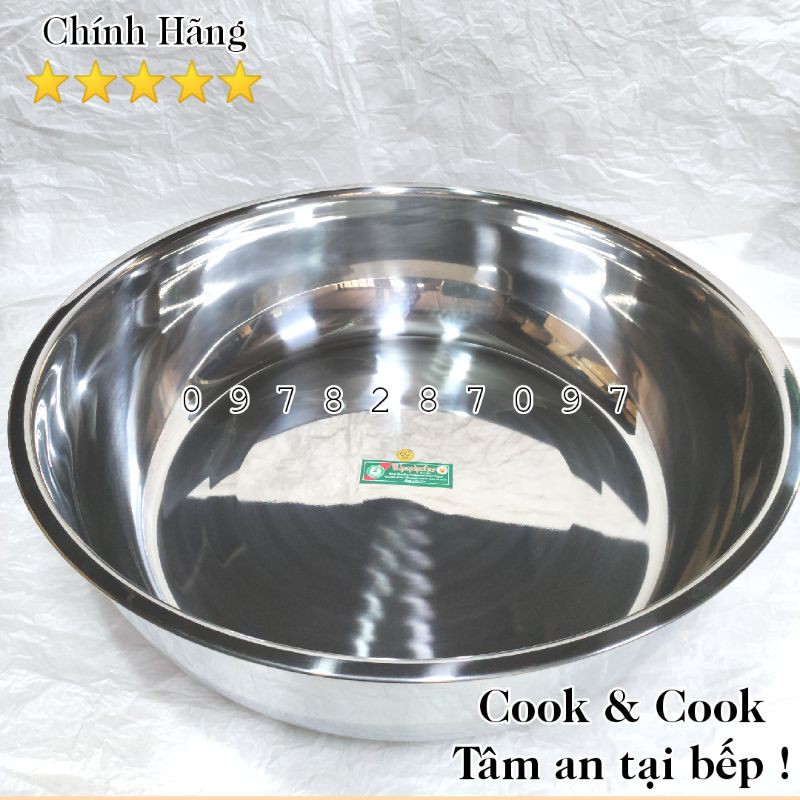 [Chính Hãng] Chậu inox 304 thau inox 304 Thaphafac size 60, 64 cm