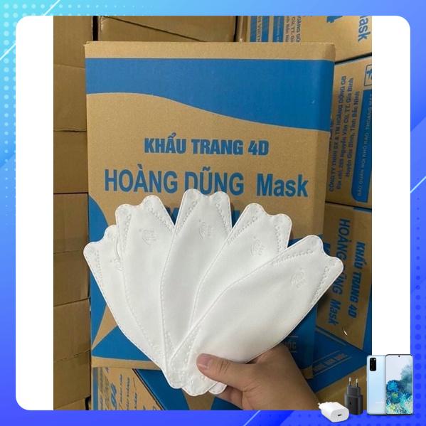 khẩu trang kf94 hoàng dũng kháng khuẩn, không xù lông.