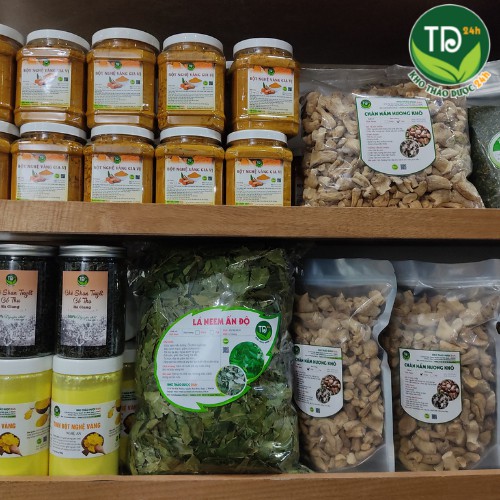 Lá neem Ấn Độ sấy khô (cây xoan Ấn Độ), cây vạn năng cho sức khỏe con người [250 gr - 1kg] I Kho thảo dược 24h