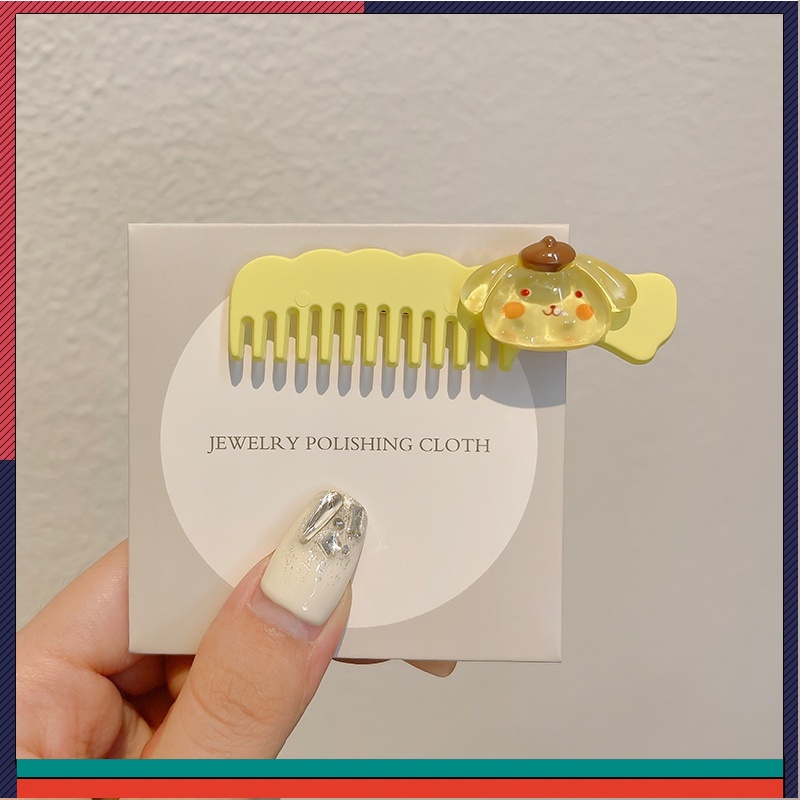 Kẹp Tóc Hình Lược Nhỏ Sanrio Yugui Dog Kuromi Cho Bé Gái