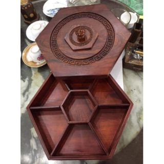 khay đựng mứt tết bằng gỗ cao cấp