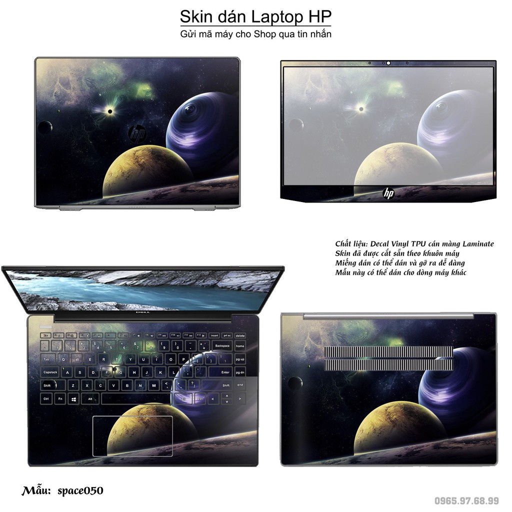 Skin dán Laptop HP in hình không gian _nhiều mẫu 9 (inbox mã máy cho Shop)