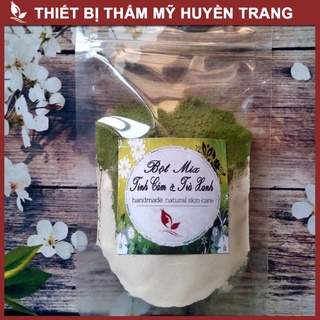 Bột Tinh Cám Gạo Và Trà Xanh Matcha Handmade - Dưỡng Trắng Cho Da Thâm 200g - Thẩm Mỹ Huyền Trang
