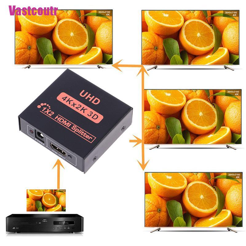 Bộ Chia 4k Hdmi Full Hd Switch 1x2 Split 1 In 2 Cho Hdtv Dvd