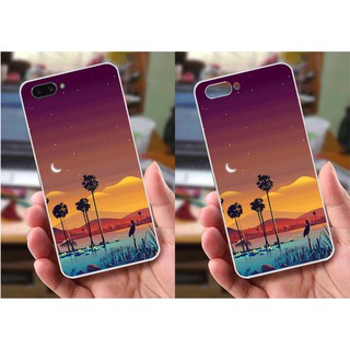 Ốp lưng Oppo A3s (dẻo viền trắng trong) - Hoa Cỏ Mùa Xuân