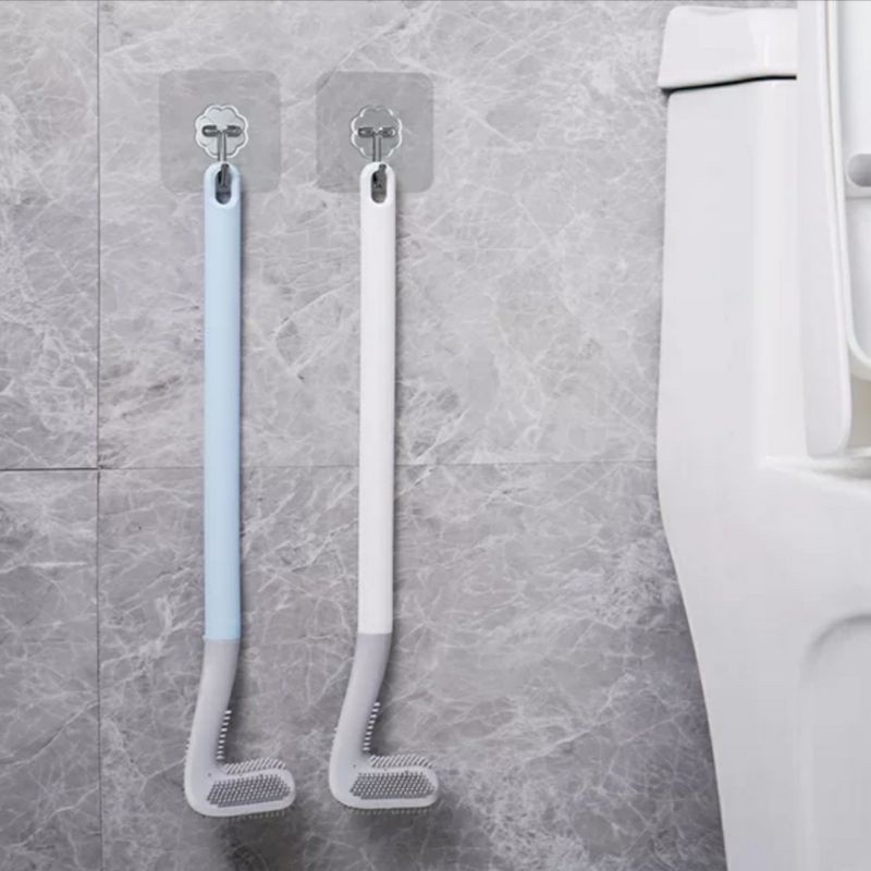 Chổi cọ bồn cầu toilet silicon thông minh  gắn tường bền đẹp tiện ích