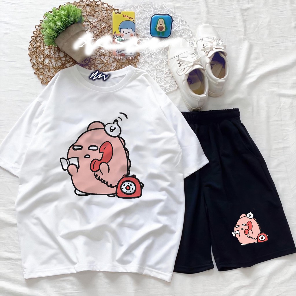 Đồ Bộ Hoạt Hình Unisex KHỦNG LONG – Aossi , Set Cartoon, Freesize, Thun Cotton, Nam Nữ Đều Mặc Được