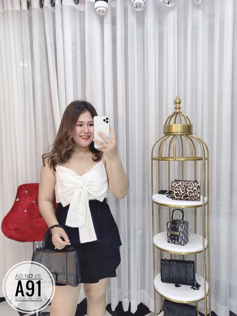 Bigsize Áo nơ 2s A91