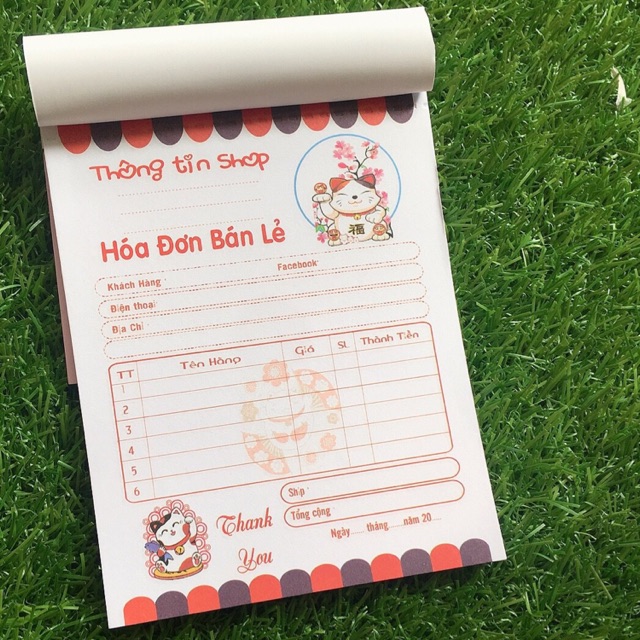Hoá đơn mèo thần tài