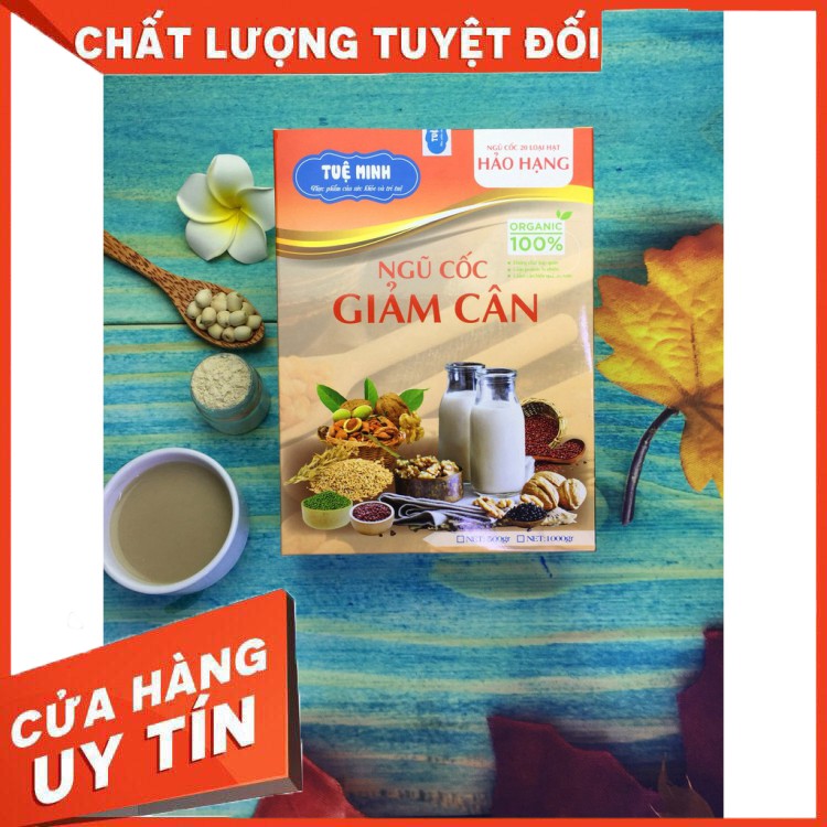 500gr Bột ngũ cốc giảm cân Tuệ Minh - 20 loại hạt nguyên chất