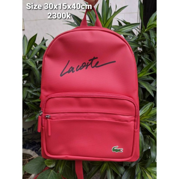 🎒Balo Lacoste Unisex-Adult Backpack