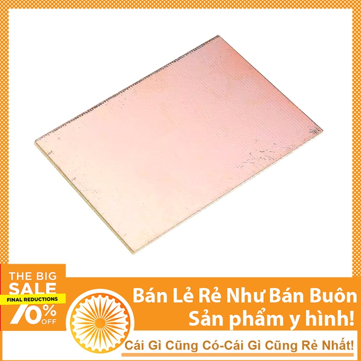 Phíp Đồng KM 1 Mặt Loại To Khổ A4 20x30cm 1,2mm