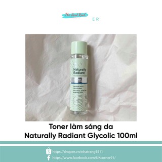 [Mã giảm giá] [Mẫu mới] Toner chứa acid Glycolic sáng da Superdrug Naturally Radiant Glycolic