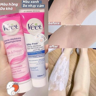 Kem tẩy lông Veet Pháp, Nhật chính hãng 100ml
