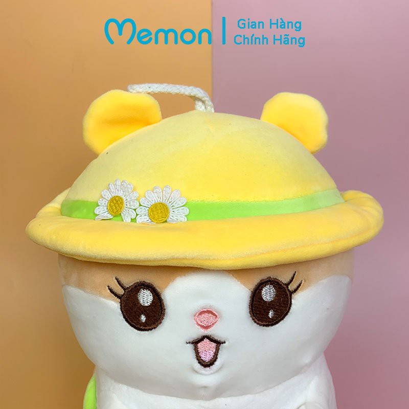 Gấu Bông Chuột Mũ Hoa Cao Cấp Memon