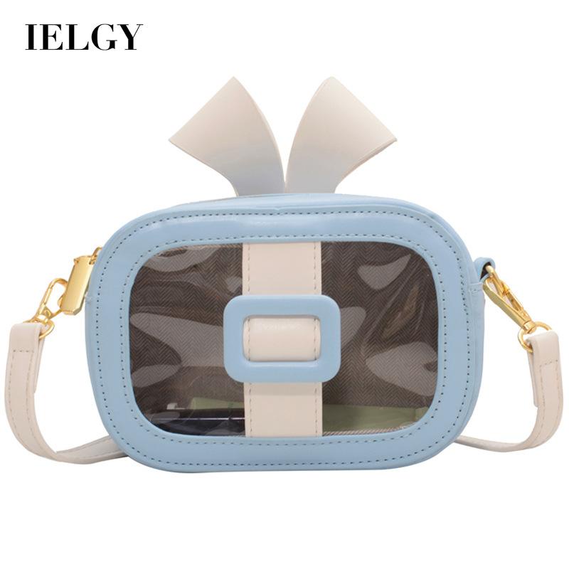 Túi Đeo Chéo Hình Vuông Nhỏ Màu Trong Suốt Dễ Phối Đồ Thời Trang Cho Nữ