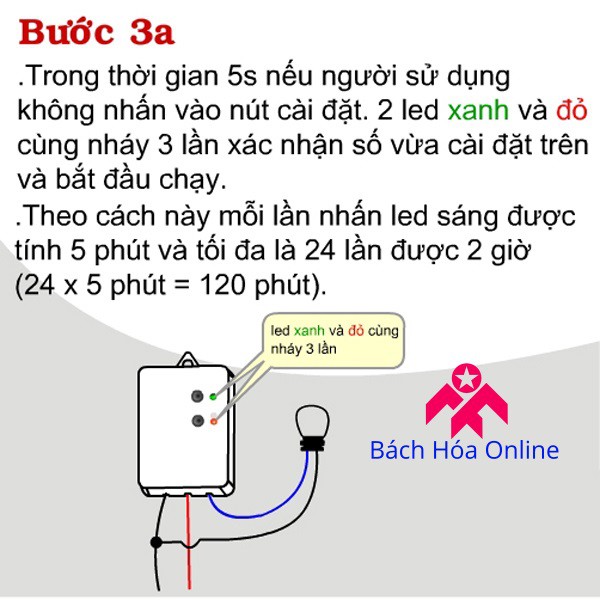 Công tắc hẹn giờ bật tắt luân phiên TM3C