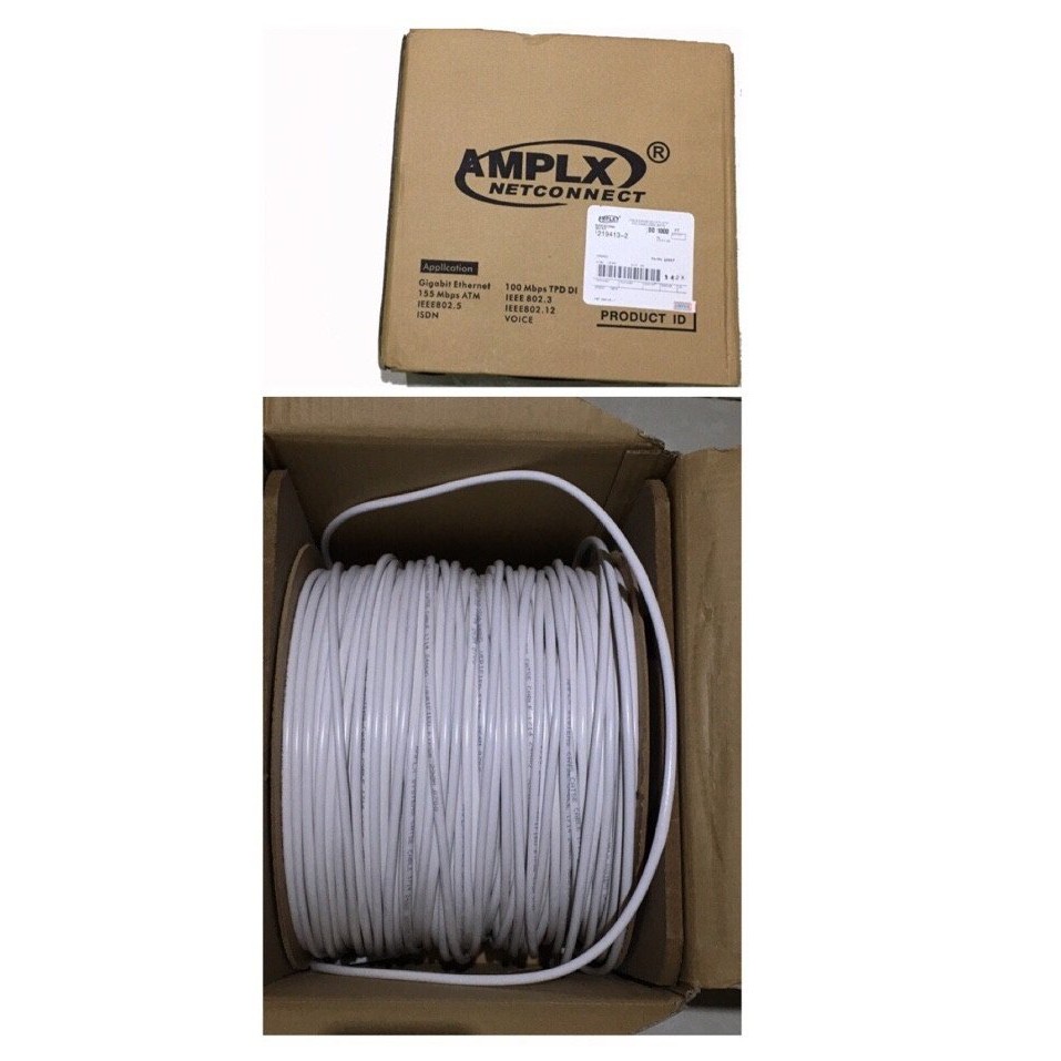 Thùng cáp mạng Amplx High Speed Cat5e 0708 ( 300m / 1 cuộn )