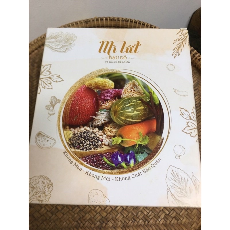 MÌ LỨT ĐẬU ĐỖ &amp; RAU CỦ HỘP 500gr