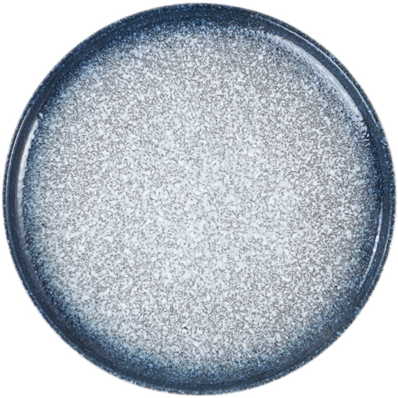 Đĩa Sứ Tròn Phong Cách Vintage Nhật Bản