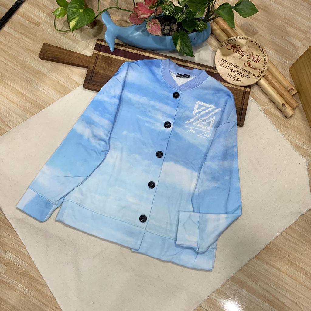 Áo Khoác Cardigan 3D Loang Màu Chữ Z Hồng Tie Dye Oversize Ulzzang Unisex Dáng Rộng Nam Nữ - MM