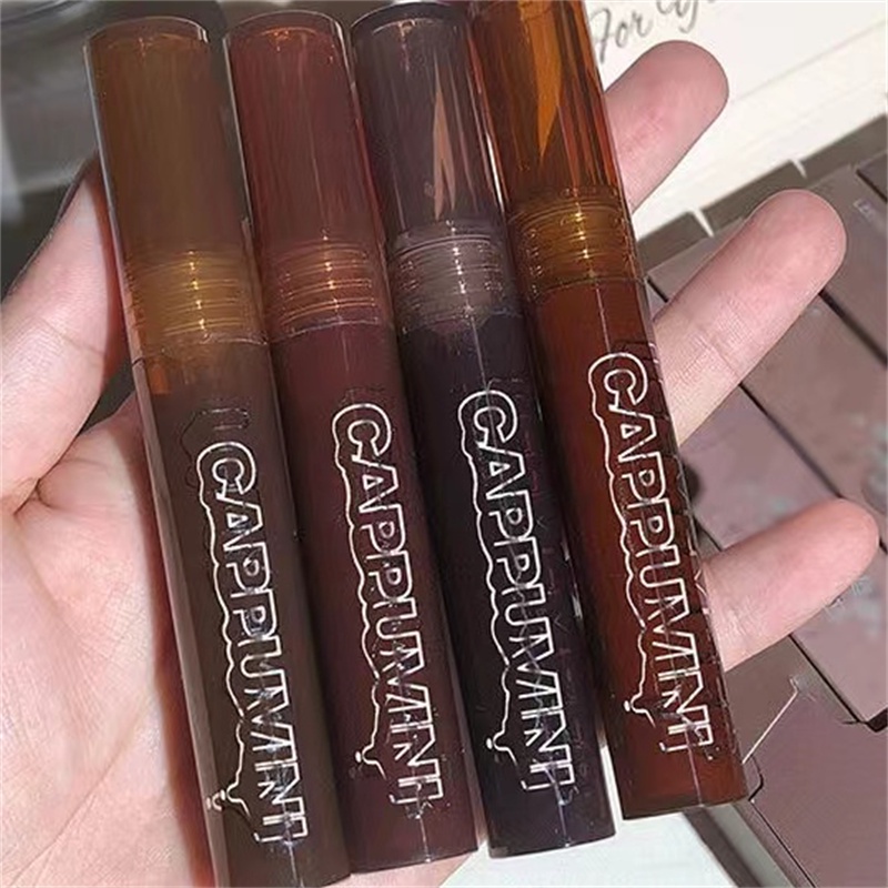 Abpopa CAPPUVINI® Son Bóng Dưỡng Ẩm Lâu Trôi Màu Sắc Mềm Mịn Tạo Hiệu Ứng Gương Độc Đáo