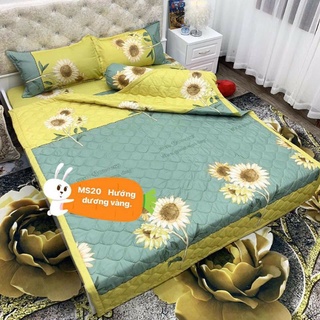 Ga , drap bo chun trải giường cotton poly cao cấp.Đủ kích thước 1M2 , 1M6 , 1M8 ( được chọn mẫu)