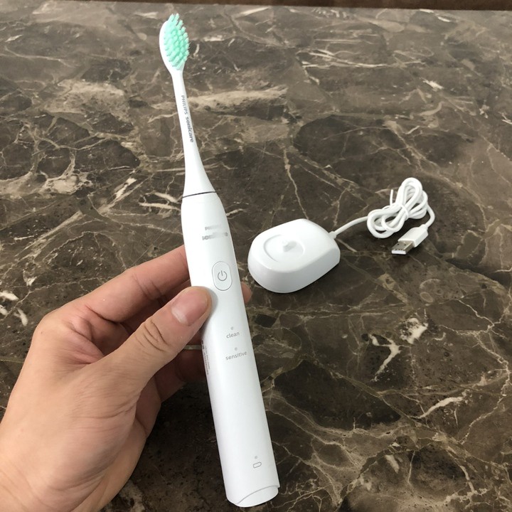Bàn chải đánh răng điện Philips HX2421 Tiêu chuẩn chống nước: IPX7 - BẢO HÀNH 1 NĂM