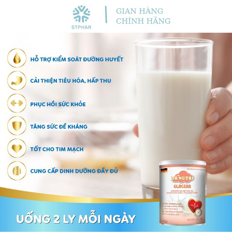 Sữa bột cho người tiểu đường nhập khẩu Đức DR NUTRI 400g/900gam