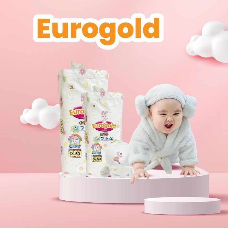 Bỉm quần Eurogold M50 L50 Xl50 XXl50 Xxxl50