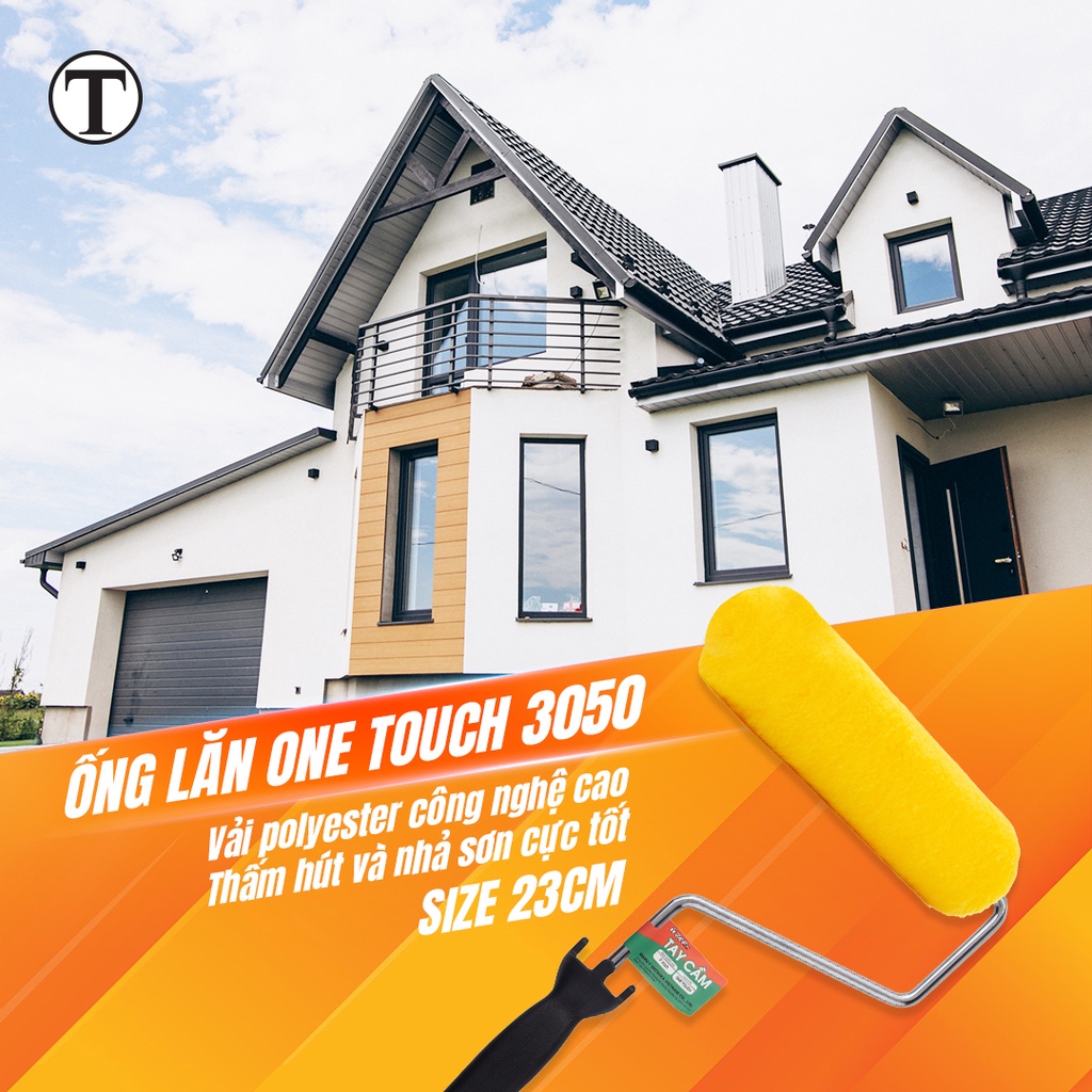 Maru-T Ống lăn tháo lắp 1 đầu - One Touch 1025, 3050, 4050