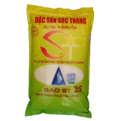Gạo ST25 Gạo Sạch (Túi 5kg) [Chính Hiệu ST25]