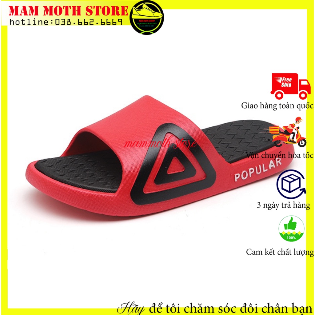 Dép đi trong nhà,dép quai ngang thời trang unisex ,đế cao su đi cực êm full size nam nữ 36-43