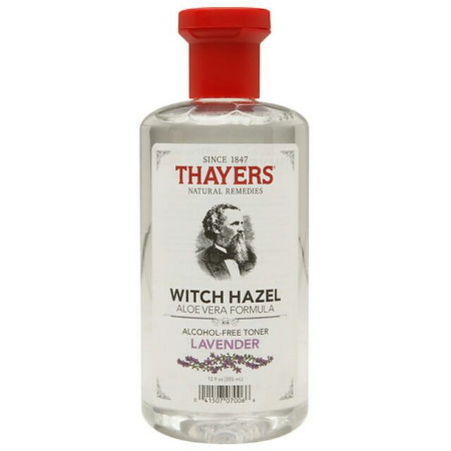 Nước Hoa Hồng Không Cồn Thayers Witch Hazel Lavender (Oải Hương) 355ml (Dành cho da dầu, da có mụn)