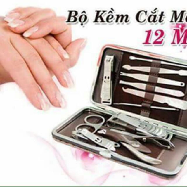 Bộ kìm bấm móng 12 chi tiết