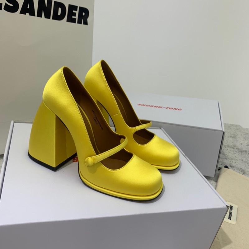 Giày cao gót 10cm  nữ mẫu mới thương hiệu Jil Sander Shushutong 2021 cao cấp