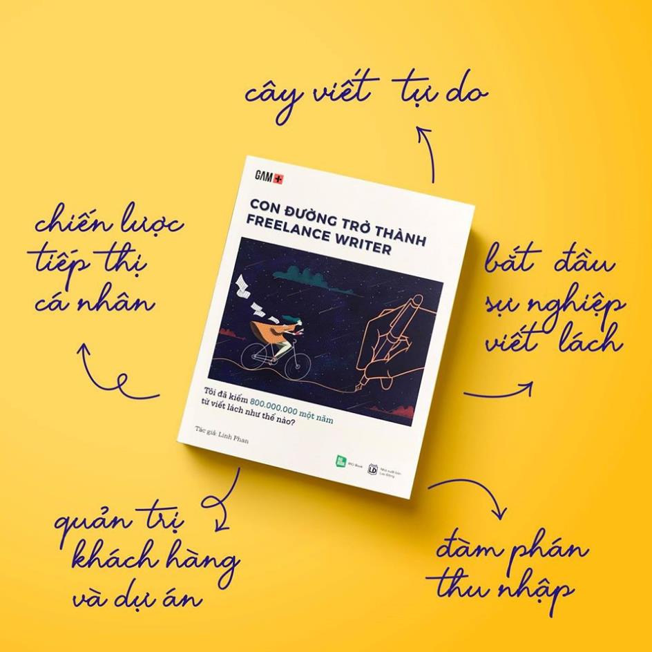 Sách Con Đường Trở Thành Freelance Writer  - RIOBooks - BẢN QUYỀN