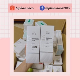 Kem dưỡng giảm sạm, nám, tàn nhang Innoaesthetics Meline Caucasian Skin Day, Caucasian Skin Night