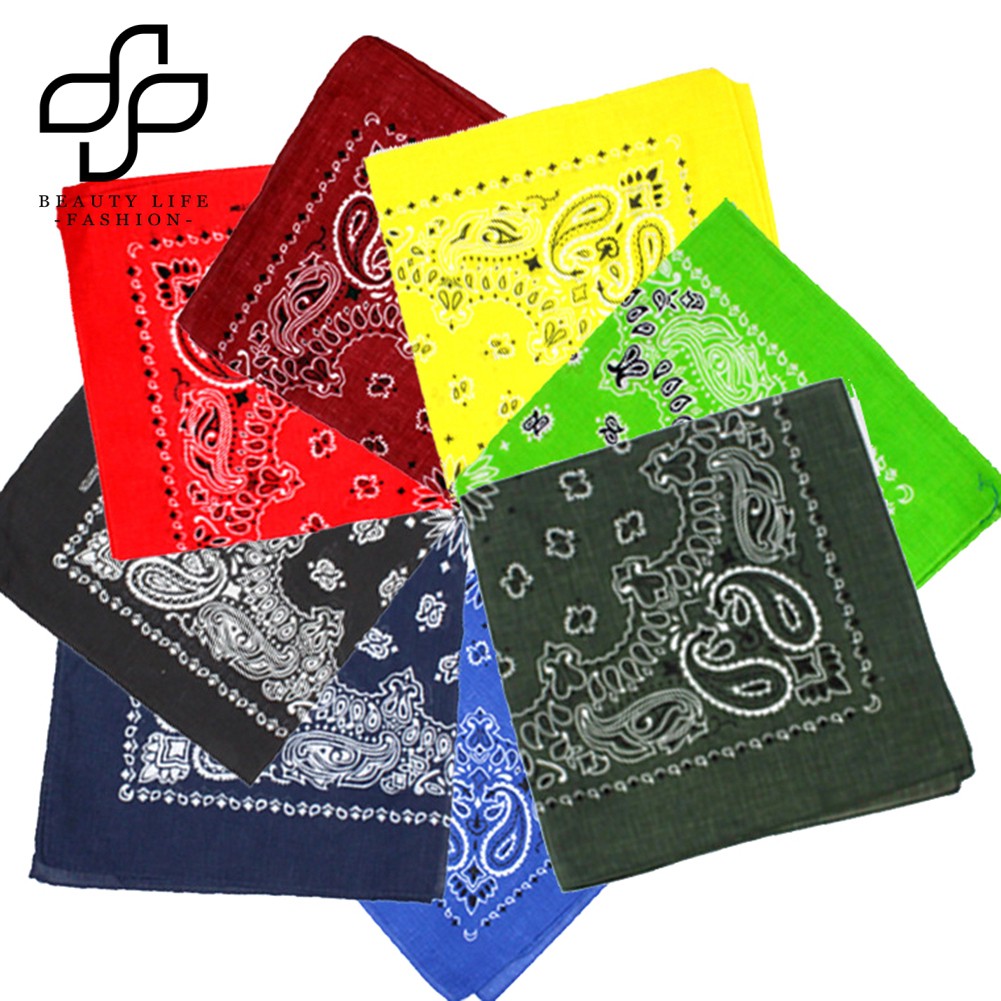 Khăn Vuông Bandana Buộc Đầu Đa Năng Tiện Dụng