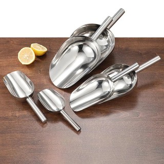 Muôi xúc đá inox