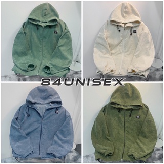 Áo khoác Jacket form rộng Nhung Gân CON BÒ ulzzang - 84Unisex