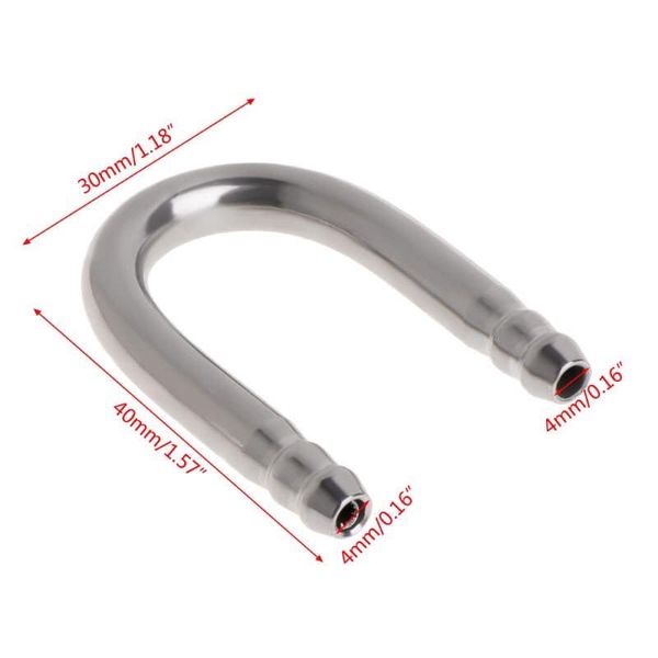 Đầu Nối Chữ U Inox Chống Gập Ống Oxi/Co2 - Co Chữ U Chống Gập Dây Oxy Bể Cá